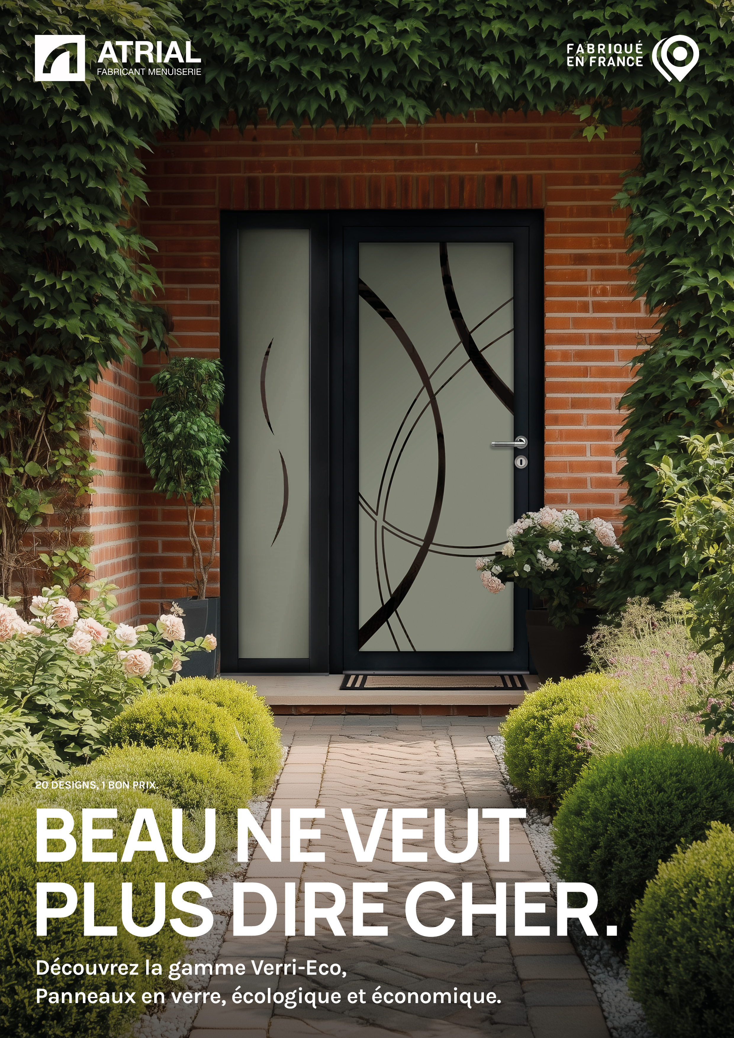 Catalogue Verri-Éco ATRIAL - Portes d'entrée vitrées économiques et écologiques
